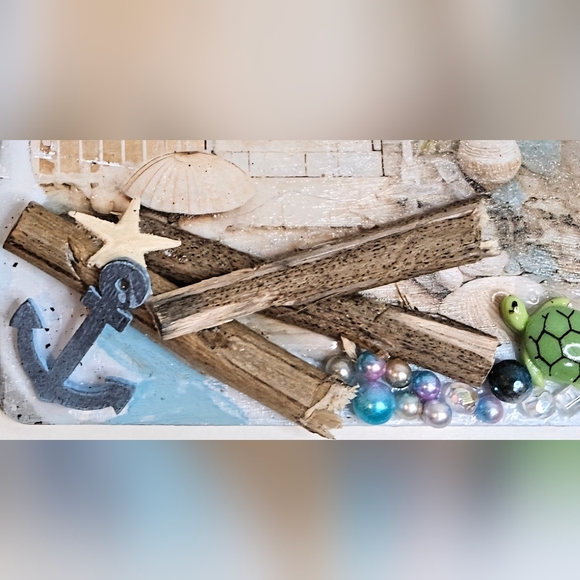 Beautiful Beach Getaway Wooden Charcuterie Boards. Set of 2. - Picture 11 of 16